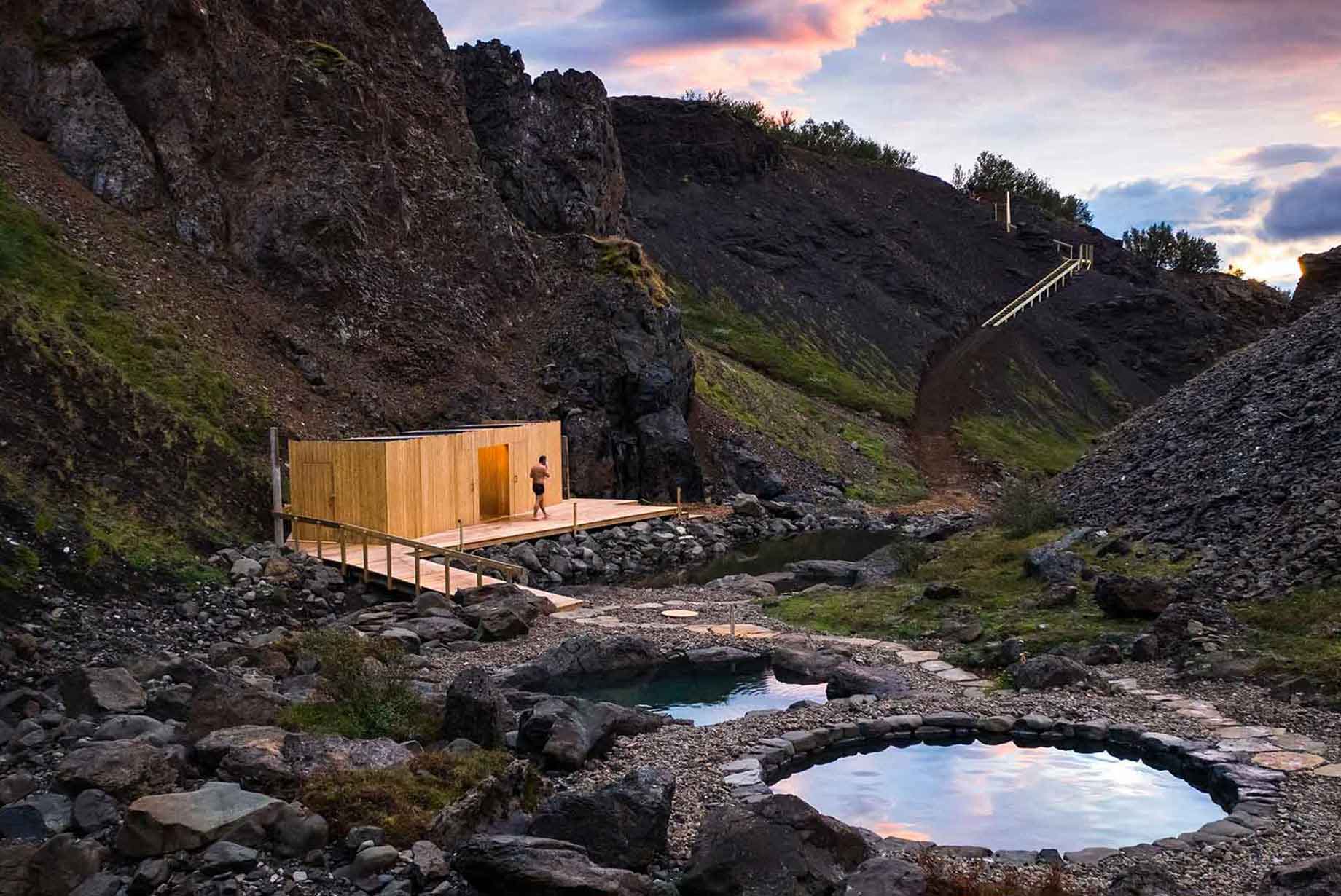 Baños del Cañón de Húsafell